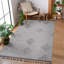 Naar Guros Area Rugs, White/Grey/Trellis Accent Power Loom Machine -Crafted Rug-703328775