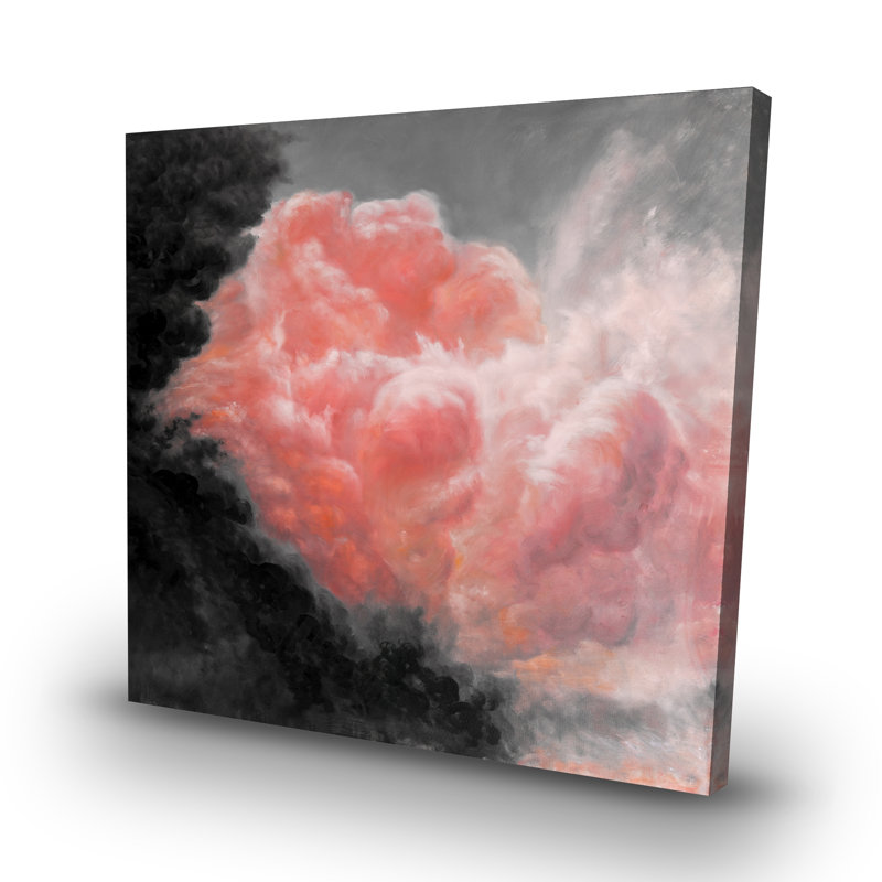 Dark clouds - 32"x32" art on canvas