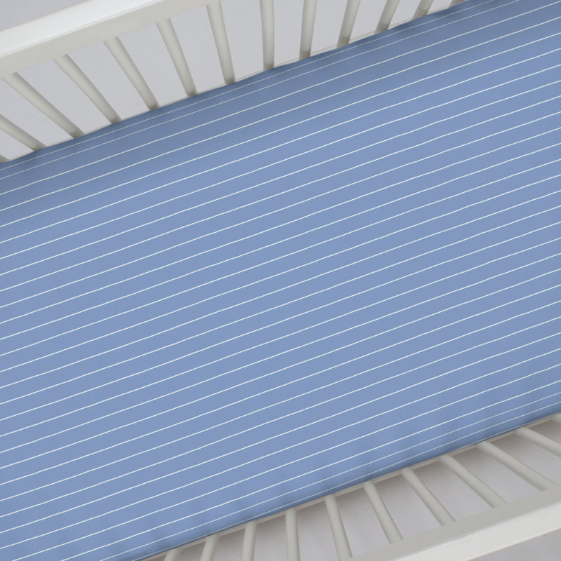 Sports 100% Cotton 2 - Piece Standard Crib Fitted Sheet