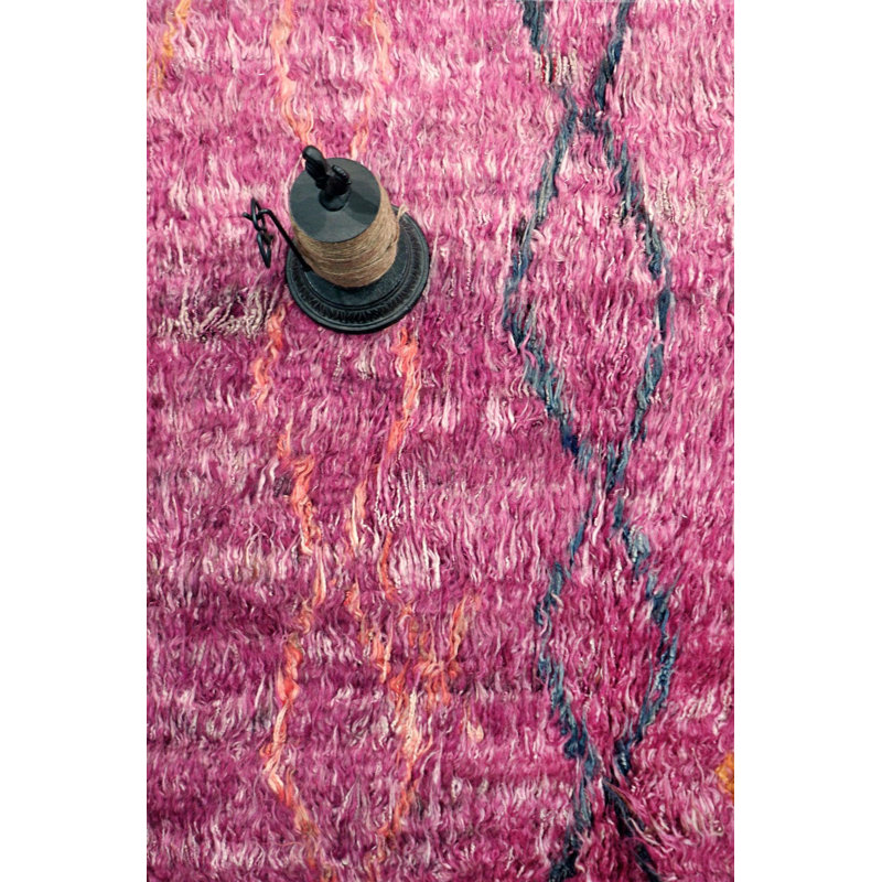 5'X8' Geometric Area Rug in Purple