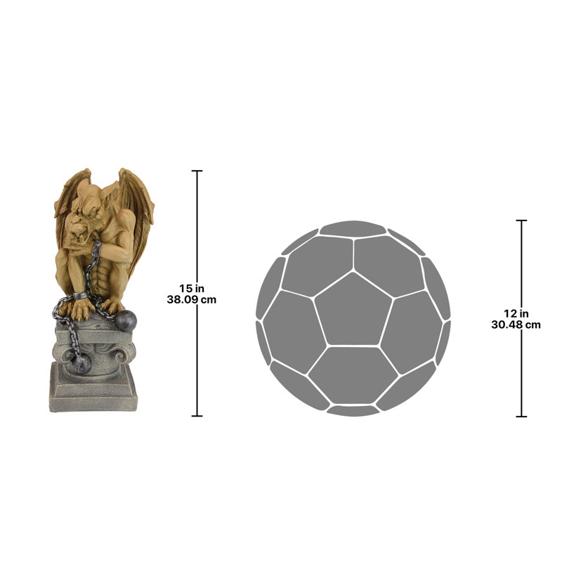 Ball-and-Chain Gothic Dungeon Gargoyle Statue