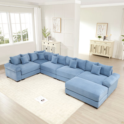 Canapé modulaire surdimensionné surdimensionné en nuage, canapé modulaire convertible