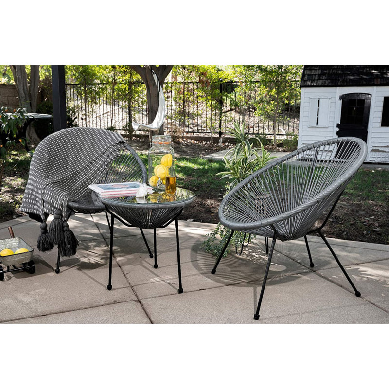 Acapulco Chair, Dark Gray