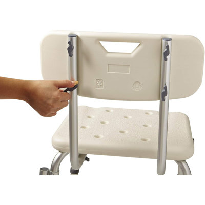 Medline Shower Chair Seat with Padded Armrests Duty Shower Chair