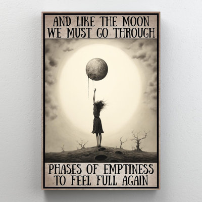 We Must Go Through - 1 Piece Rectangle Graphic Art Print On Wrapped Canvas -  Trinx, 07E7D2C4D20247278275121D4FD0F18D