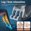 Fauteuil de massage chauffant en similicuir-1166897798