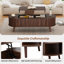 Lift Top Four Leg Coffee Table with Storage-1573051894