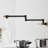 Flexible Brass And Gold Pot Filler With Industrial Style For Kitchen Convenience