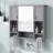 Bathroom Wall Cabinet With Mirror-717464914