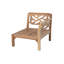 Chaise longue d'extérieur en teck avec coussins Sunbrella Monterey-94409899