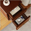 Canapé moderne à 2 tiroirs, table d'appoint étroite, table de chevet mince pour le salon, chambre à coucher