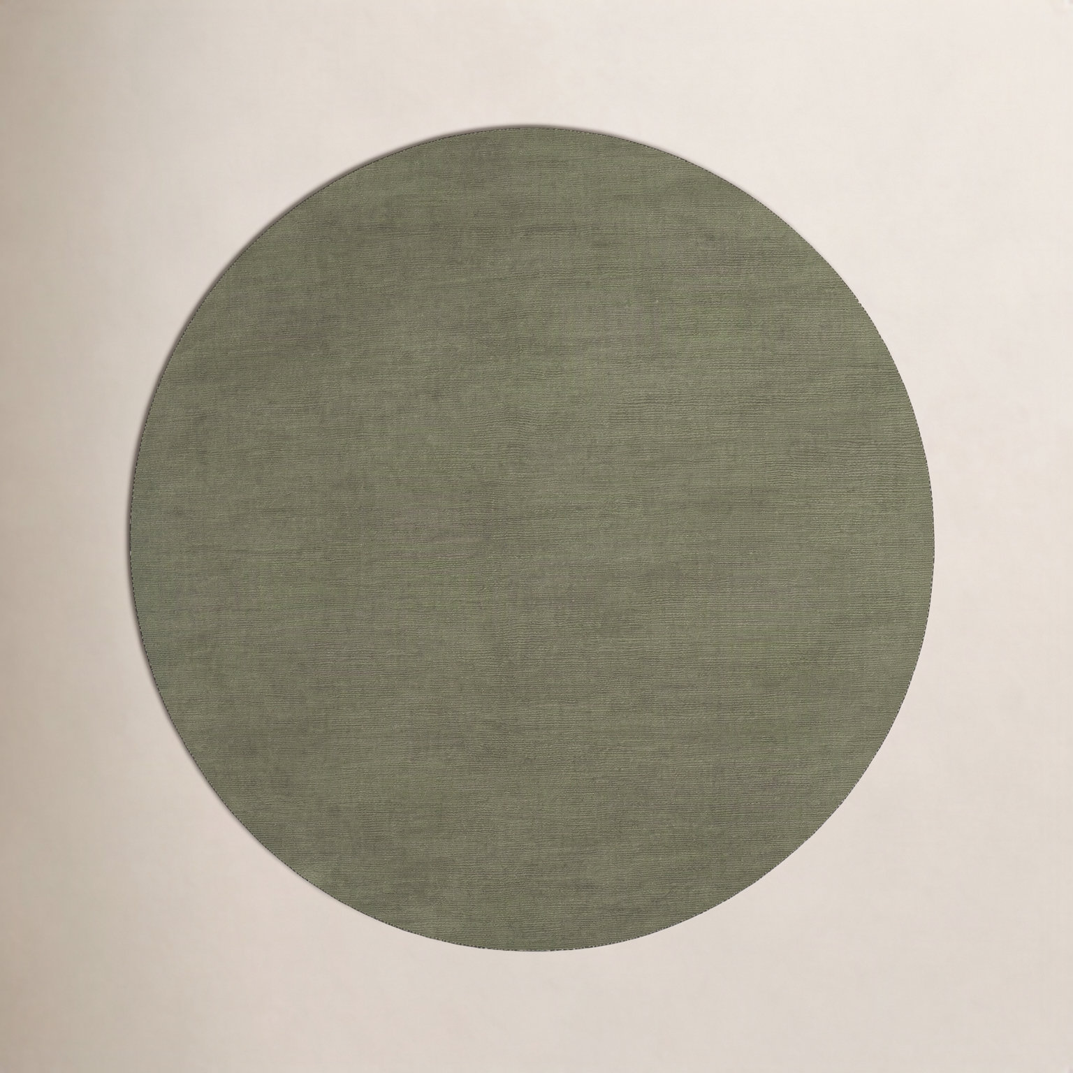 Crowe Sage Hand-Loomed Wool Rug, Round 8'