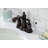 Kingston Brass Kaiser Two-Handle 3-Hole Deck Mount 4" Centerset Bathroom Faucet with Plastic Pop-Up-87217049