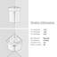 Ensemble de meuble-lavabo simple 13 po mural