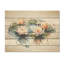 Natures Lotus Lilly Pads - Art mural en bois de lotus sur bois de pin naturel-101403604