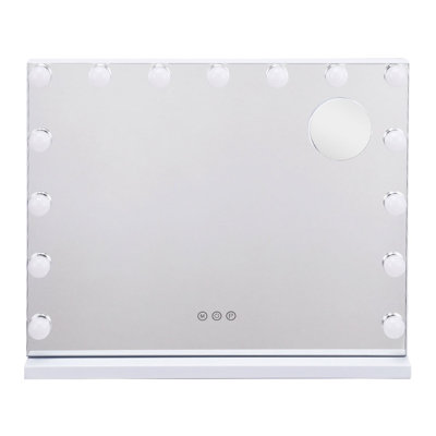 Rectangle Freestanding Makeup / Shaving Mirror
