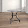 Giselle Round Marble Top Iron Base Dining Table