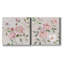 Cottage Sweet Roses I - ensemble de 2 reproductions d'art sur toile tendue-1998517259