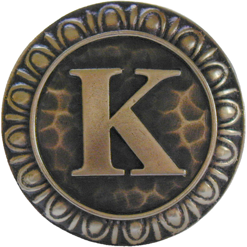 Jewel Mushroom Knob, Antique Brass