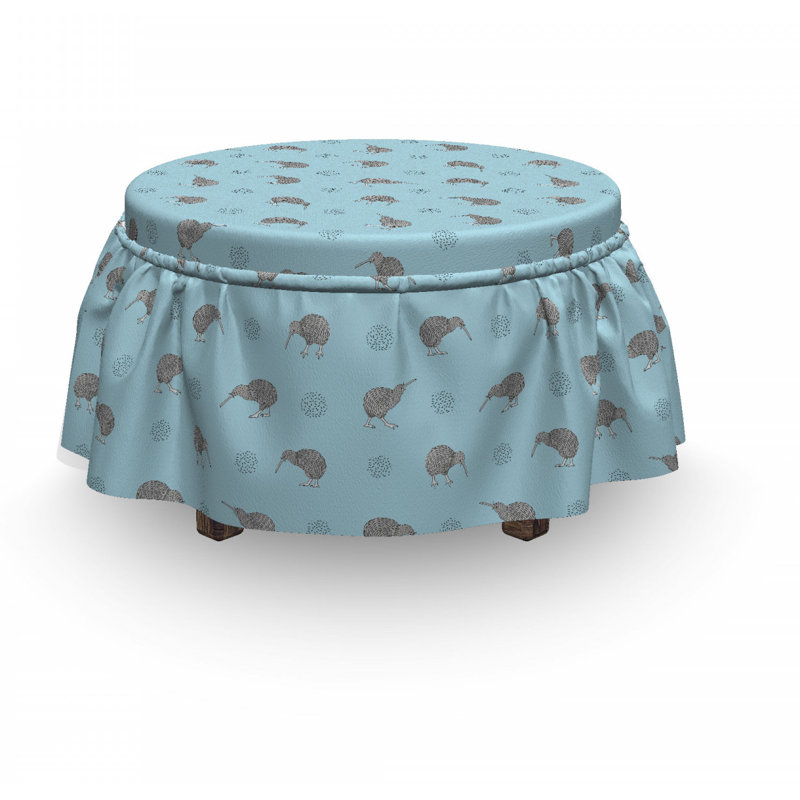 Housse pour repose-pieds animaux exotiques autochtone