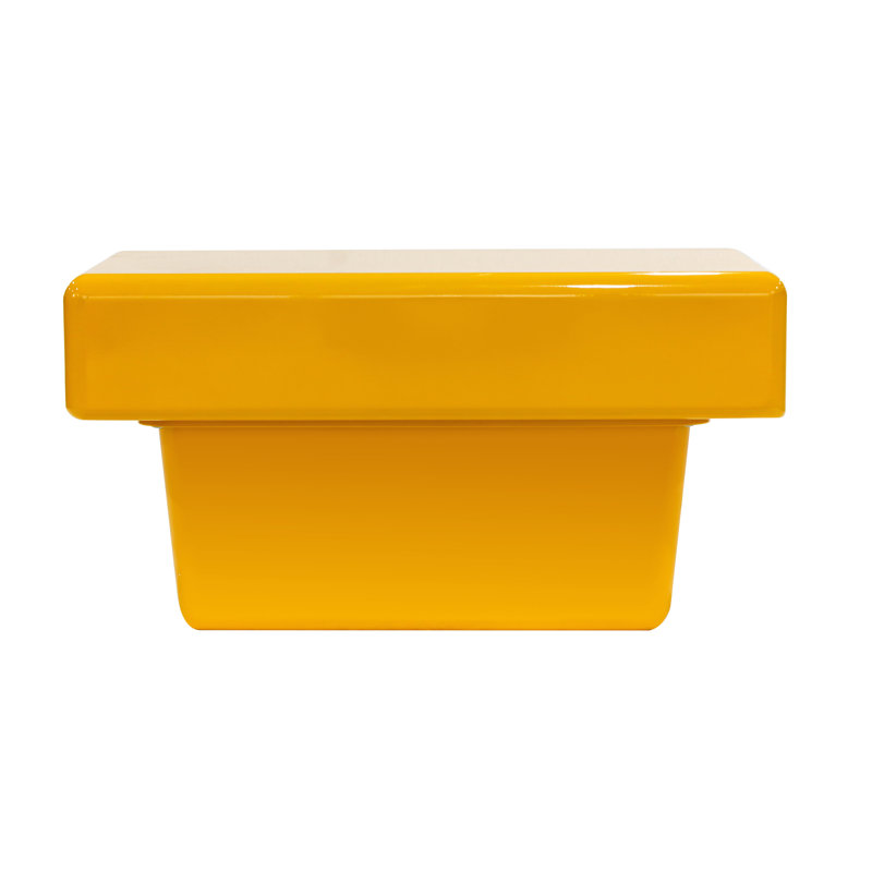 Table de bout Gattis Home, Jaune / jaune, Mdf