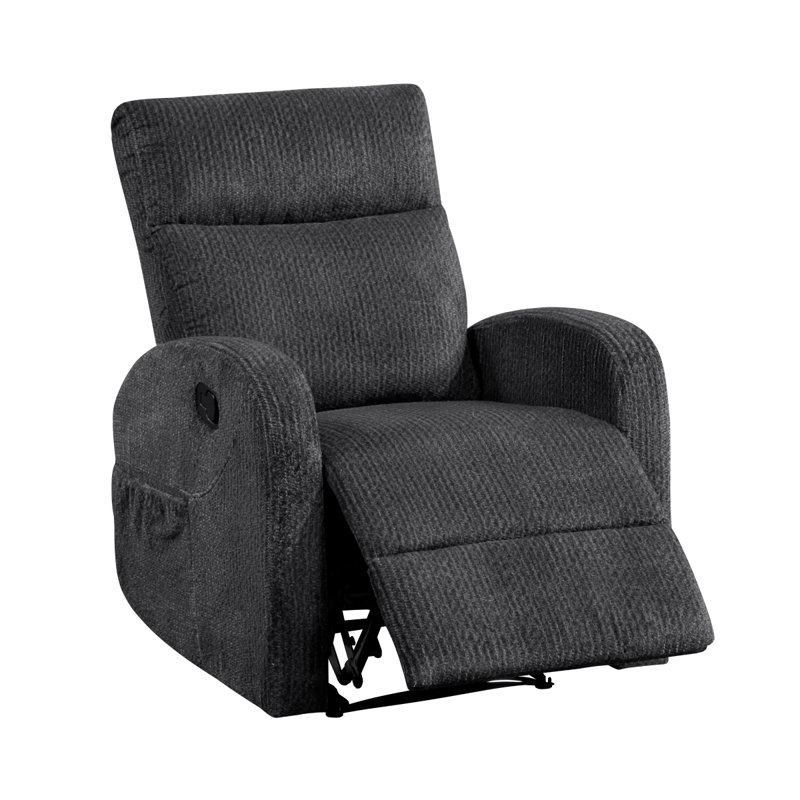 Fauteuil inclinable Allen gris foncé
