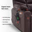 Fauteuil inclinable électrique en similicuir Adavia-370202677