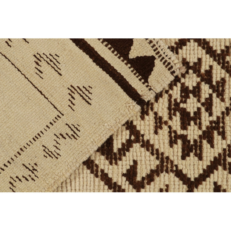 Tribal One-of-a-Kind 3'4" x 12' Hand Knotted Area Rug