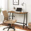Amina Metal Base Writing Desk-2079353491