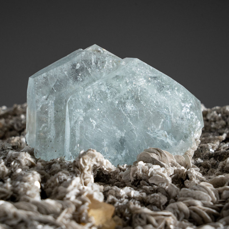 Blue Barite from Jebel Ouichane, Sagangane, Nador Province, L'oriental Region, Morocco