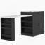 Armoire décorative, console d'îlot extensible avec tiroirs, armoire à deux portes et tablettes ouvertes