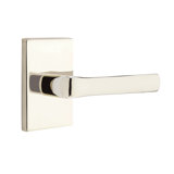 Spencer Flat Privacy (Bed & Bath) Door Lever with Rectangle Rosette