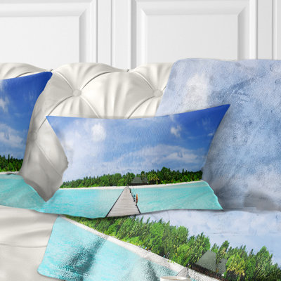 Coussin paysage paysage marin Maldives