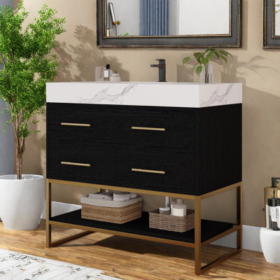 In Vanities(must Include Both Vanity Cabinet  And Sink) With Storage