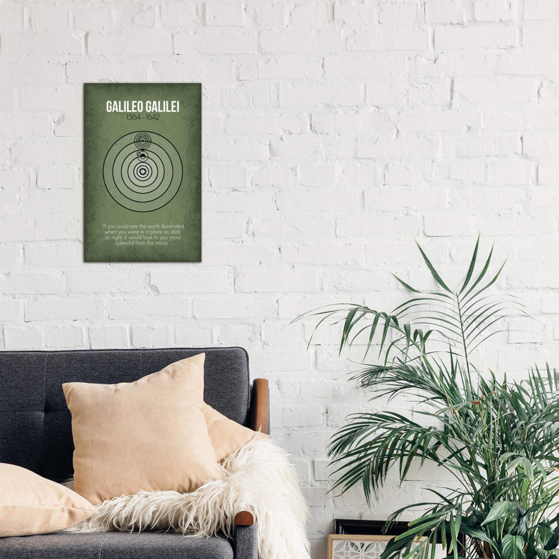 Galileo Galilei - Wrapped Canvas Print, 152.5 cm H x 101.5 cm W