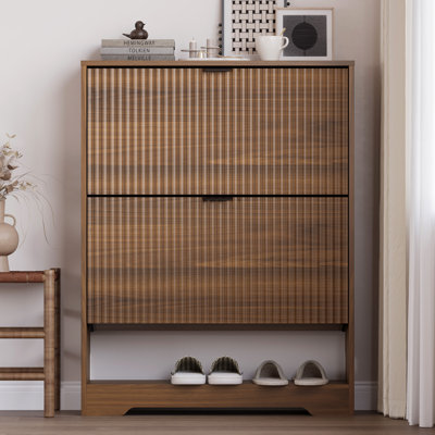 Wavy 3-Door Shoe Storage,