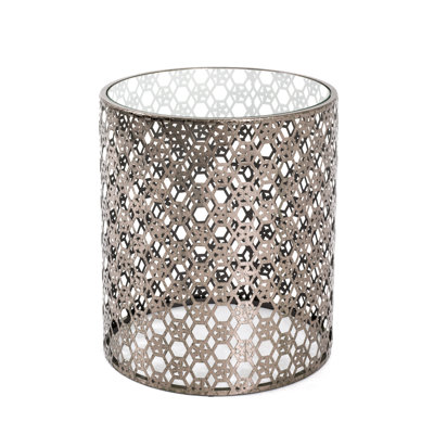 Mercy glass side table