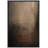 Minimal Landscape " Moody Abstract Textured Dark Brown Shades " Artwork Framed Canvas Print Wall Art-99142454-99142453