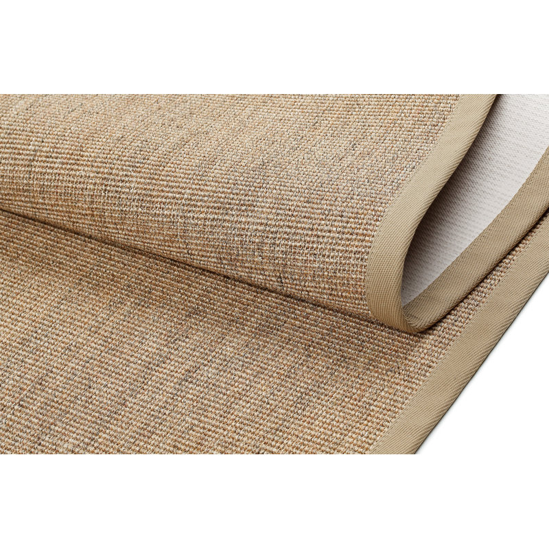 Cahto Solid Colour Hand Woven Area Rug, Rectangle 133 x 200cm