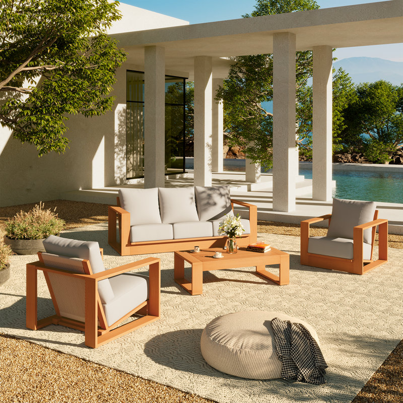 Outdoor 4-piece  Seating Group With Table