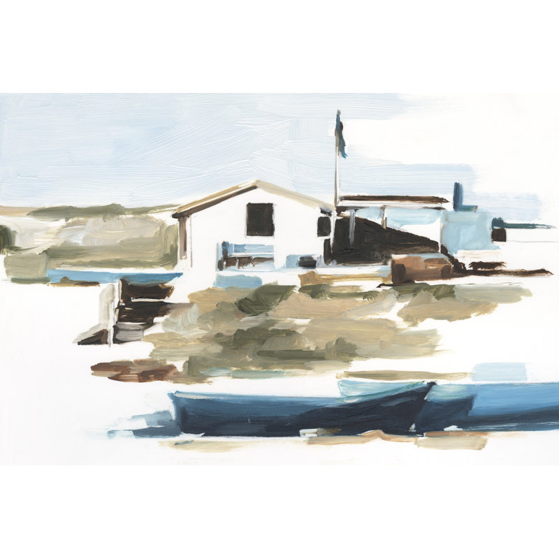 Beach Outpost I by Ethan Harper - Wrapped Canvas Print, 46cm H x 30cm W