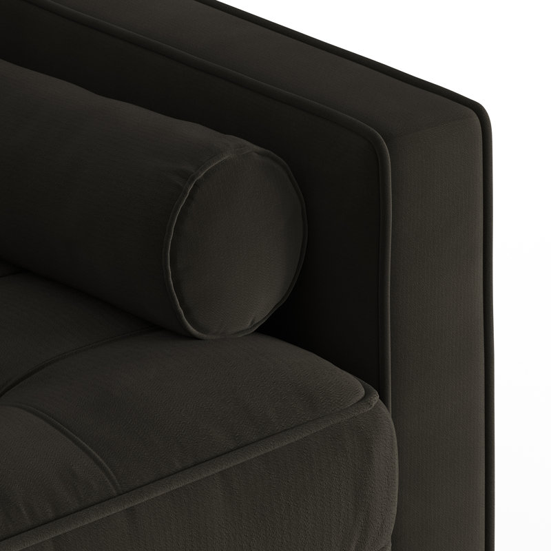 Fauteuil touffeté l 41,5 po Pritchett, Velours Bella Performance