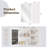 Wall-Mounted Lighted Bathroom Medicine Cabinet With Mirror-497169505
