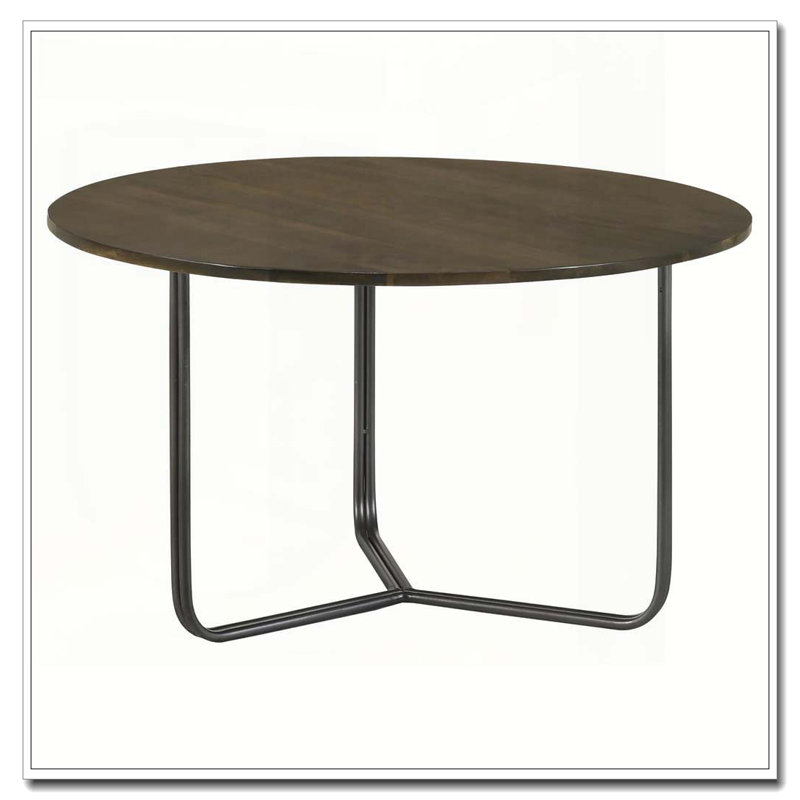 Table d'appoint naturelle et bronze industriel