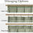  Pinch Pleated Linen Valances for Windows, 2 Panels Set Farmhouse Light Filtering Small Sheer Curtains for Cafe Bar Kitchen Over Sink Christmas Decor-1504528899-1504528903