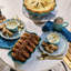 Le Creuset Stoneware Heritage Fluted Loaf Pan, 9 In. - Blue Riviera