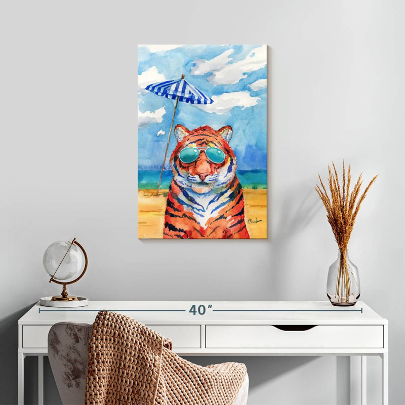 Ketti Hip Shades Tiger, 24" H x 16" W