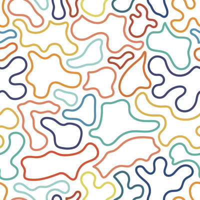 Doodle Pattern - Wrapped Canvas Print