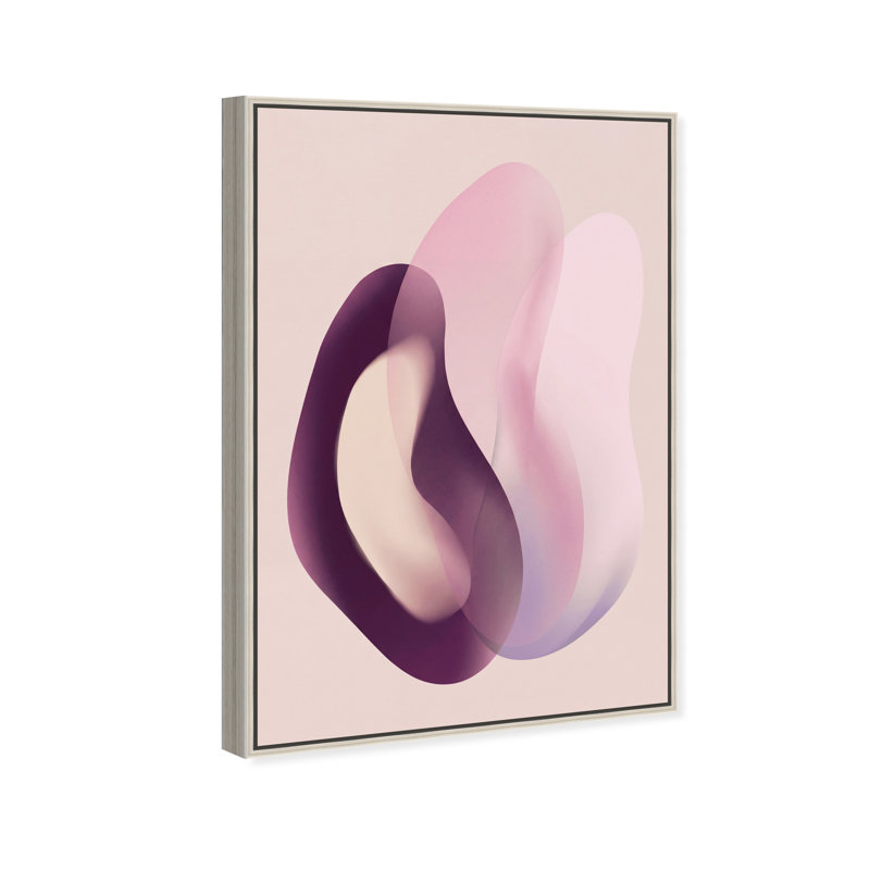 Soft Love Print by Oliver Gal, 55"H x 37"W, Silver Floater Frame