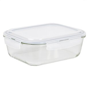 Borosilicate Glass Food Storage Container 15oz 26oz 46oz 86oz